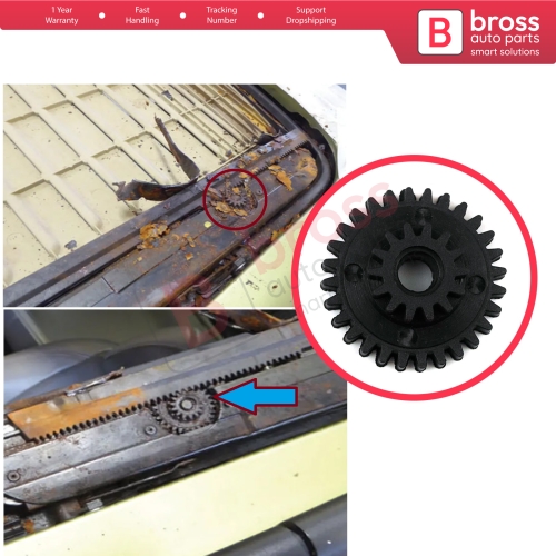 Electric Sunroof Rail Sliding Roof Mechanism Repair Gear for Land Rover Freelander MK1 L314 1997-2006