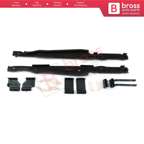 Panoramic Roof Sunroof Runner Slider Repair 12 Pcs Set 54138408062 for BMW 5 E39 X3 E83 X5 E53 E70