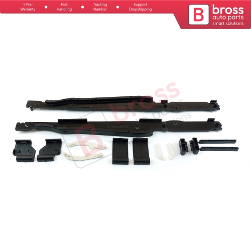 Panoramic Roof Sunroof Runner Slider Repair 12 Pcs Set 54138408062 for BMW 5 E39 X3 E83 X5 E53 E70