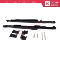 Panoramic Roof Sunroof Runner Slider Repair 10 Pcs Set 54138408062 for BMW 5 E39 X3 E83 X5 E53 E70