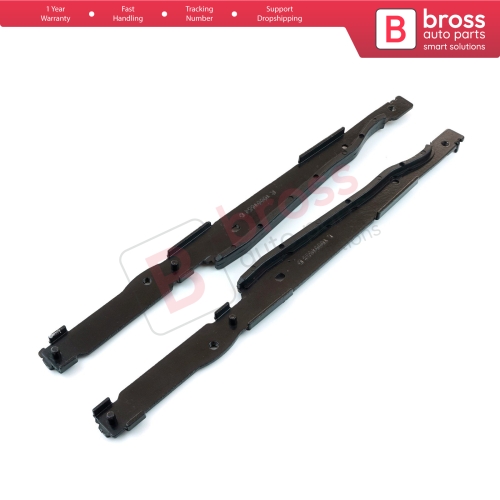 Panoramic Roof Sunroof Runner Slider Repair 2 Pcs Set 54138408062 for BMW 5 E39 X3 E83 X5 E53 E70