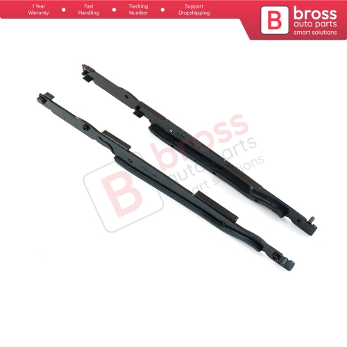 Panoramic Roof Sunroof Runner Slider Repair 2 Pcs Set 54138408062 for BMW 5 E39 X3 E83 X5 E53 E70