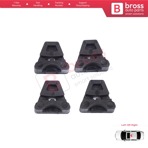 4 Pieces Sunroof Rail Frame Glass Slider Guide Repair Bracket for Mercedes CLA A C E Class W176 W177 W205 C207 C117
