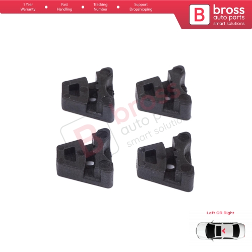 4 Pieces Sunroof Rail Frame Glass Slider Guide Repair Bracket for Mercedes CLA A C E Class W176 W177 W205 C207 C117