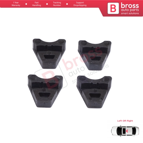 4 Pieces Sunroof Rail Frame Glass Slider Guide Repair Bracket for Mercedes CLA A C E Class W176 W177 W205 C207 C117