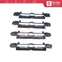 4 Pieces Roof Rail Trim Strip Carrier Cover Rack Plug Lid for Vauxhall Opel Astra H 2004-2014 Zafira B 2005-2015 5187877 5187878 
