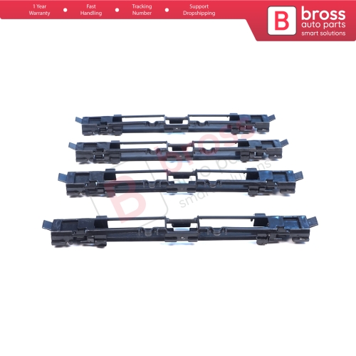 4 Pieces Roof Rail Trim Strip Carrier Cover Rack Plug Lid for Vauxhall Opel Astra H 2004-2014 Zafira B 2005-2015 5187877 5187878 