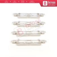 4 Pieces Roof Rail Trim Strip Carrier Cover Rack Plug Lid Beige for Vauxhall Opel Astra H 2004-2014 Zafira B 2005-2015 5187877 5187878
