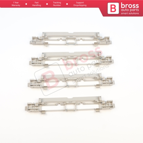 4 Pieces Roof Rail Trim Strip Carrier Cover Rack Plug Lid Beige for Vauxhall Opel Astra H 2004-2014 Zafira B 2005-2015 5187877 5187878