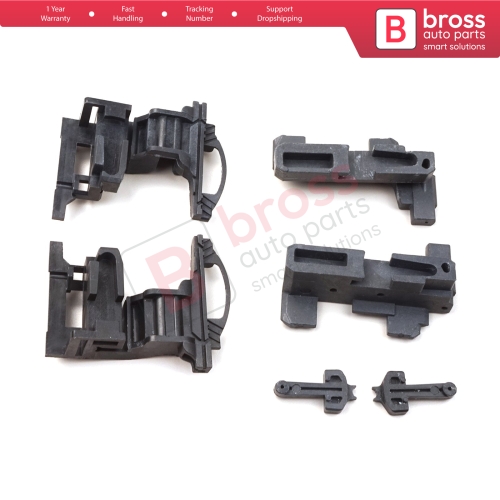 Sunroof Rail Guide Repair Plastic Clips Set 1697800244 for Mercedes A B Class W168 W169 W245