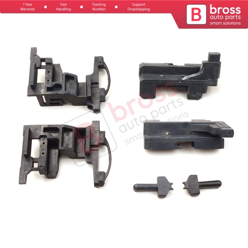 Sunroof Rail Guide Repair Plastic Clips Set 1697800244 for Mercedes A B Class W168 W169 W245