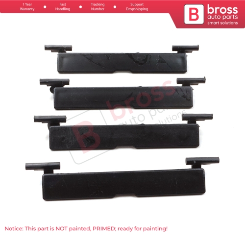 4 Pieces Roof Molding Port Bag Cover 2046983530 for Mercedes C Class W204 2007-2014 95 mm*15 mm