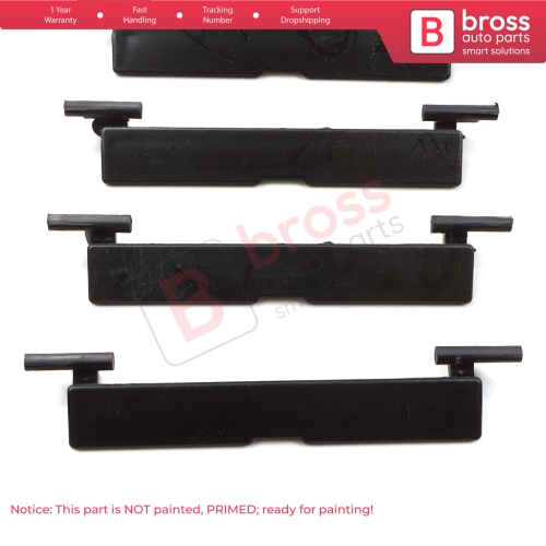 4 Pieces Roof Molding Port Bag Cover 2046983530 for Mercedes C Class W204 2007-2014 95 mm*15 mm