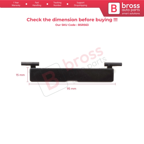 Roof Molding Port Bag Cover 2046983530 for Mercedes C Class W204 2007-2014 95 mm*15 mm