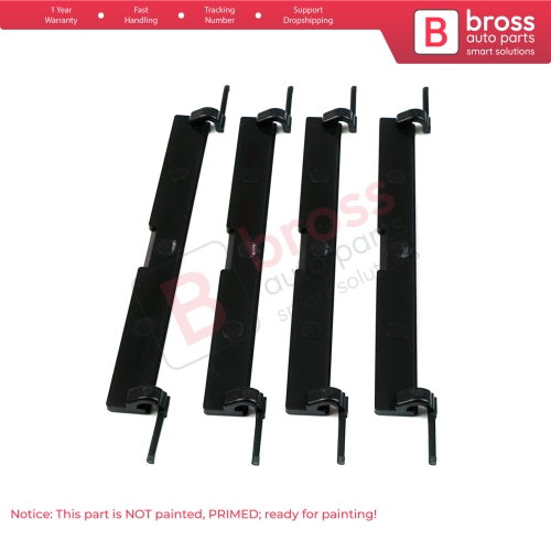 4 Pieces Roof Rack Port Cover Trim 51137312617 for BMW 3 F30 F31 F34 F35 114*12 mm