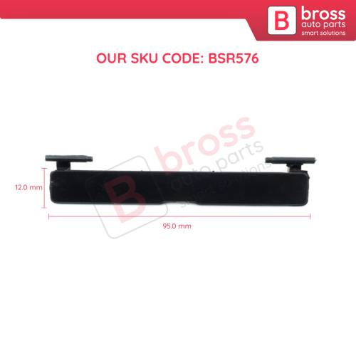 Roof Flap Rack Port Cover Trim A2057504100 for Mercedes C W205 95*12 mm
