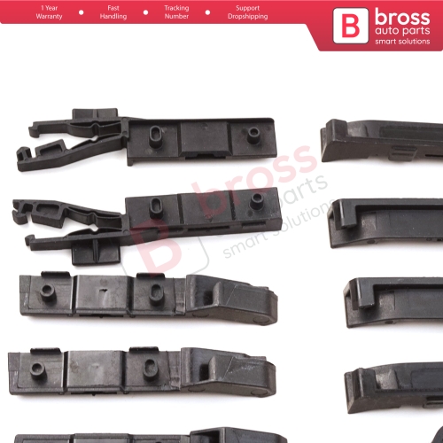 Panoramic Sunroof Moonroof Roof Blind Curtain Runner Slider 9000004218 Repair 24 Pieces Set For Nissan Qashqai MK2 J11