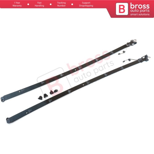 Panoramic Sliding Roof Sunroof Rail Frame Glass Slider Guide Repair Set for Mercedes CLA GLA Class A180 Lenght 62.5 cm