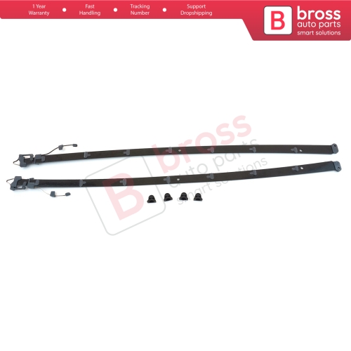 Panoramic Sliding Roof Sunroof Rail Frame Glass Slider Guide Repair Set for Mercedes CLA GLA Class A180 Lenght 62.5 cm