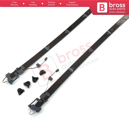 Panoramic Sliding Roof Sunroof Rail Frame Glass Slider Guide Repair Set for Mercedes CLA GLA Class A180 Lenght 62.5 cm