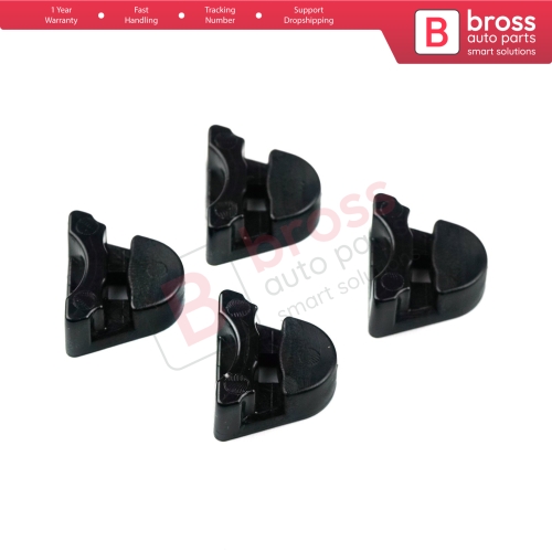 4 Pieces Sunroof Rail Frame Glass Slider Guide Round Type Bracket for Mercedes CLA A C E W176 W177 W169 W205 W156