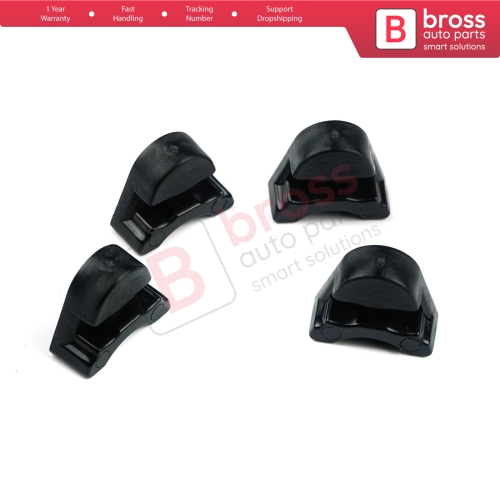 4 Pieces Sunroof Rail Frame Glass Slider Guide Round Type Bracket for Mercedes CLA A C E W176 W177 W169 W205 W156