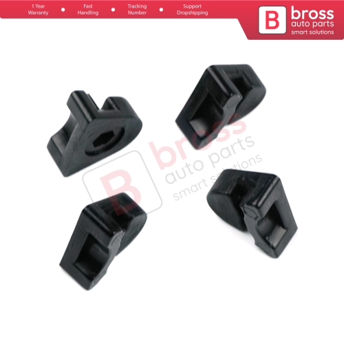 4 Pieces Sunroof Rail Frame Glass Slider Guide Round Type Bracket for Mercedes CLA A C E W176 W177 W169 W205 W156