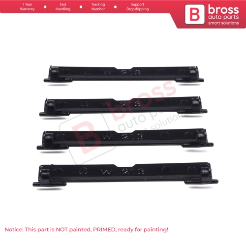 4 Pieces Roof Flap Rack Port Cover Trim A2136900182 for Mercedes E W213 S213 95*12 mm