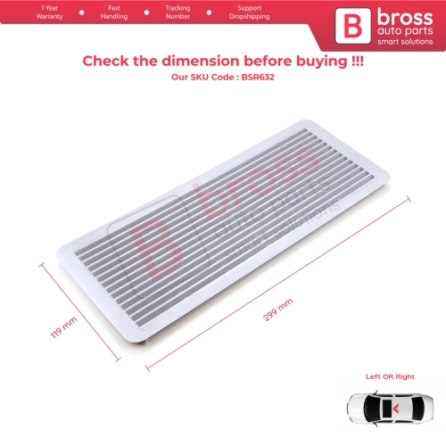 Sunroof Curtain Grille Vent Screen Cover A2117840644 for Mercedes W202 W203 W208 W209 W210 W211 W215 W219 W220 W240 W140