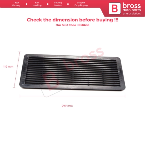 Sunroof Grille Vent Screen Cover Black A2117840644 for Mercedes W203 W208 W209 W210 W211 W215 W219 W220 W240