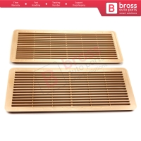 2 Pieces Sunroof Grille Vent Screen Cover Beige A2117840644 for Mercedes W203 W208 W209 W210 W211 W215 W219 W220 W240