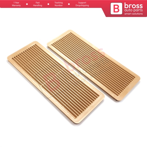 2 Pieces Sunroof Curtain Grille Vent Screen Cover Beige A2117840644 for Mercedes W202 W203 W208 W209 W210 W211 W215 W219 W220 W240 W140