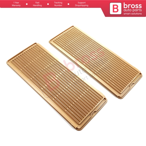 2 Pieces Sunroof Grille Vent Screen Cover Beige A2117840644 for Mercedes W203 W208 W209 W210 W211 W215 W219 W220 W240