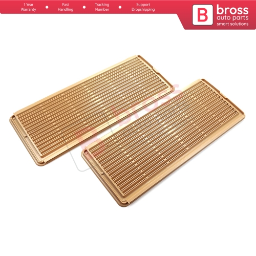 2 Pieces Sunroof Curtain Grille Vent Screen Cover Beige A2117840644 for Mercedes W202 W203 W208 W209 W210 W211 W215 W219 W220 W240 W140