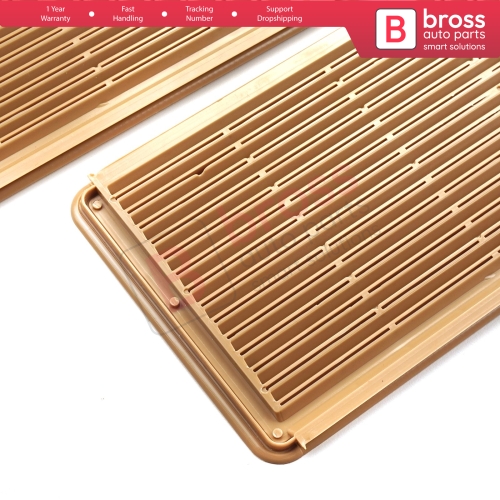 2 Pieces Sunroof Curtain Grille Vent Screen Cover Beige A2117840644 for Mercedes W202 W203 W208 W209 W210 W211 W215 W219 W220 W240 W140