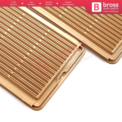 2 Pieces Sunroof Curtain Grille Vent Screen Cover Beige A2117840644 for Mercedes W202 W203 W208 W209 W210 W211 W215 W219 W220 W240 W140
