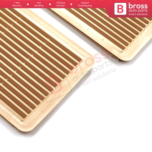 2 Pieces Sunroof Grille Vent Screen Cover Beige A2117840644 for Mercedes W203 W208 W209 W210 W211 W215 W219 W220 W240