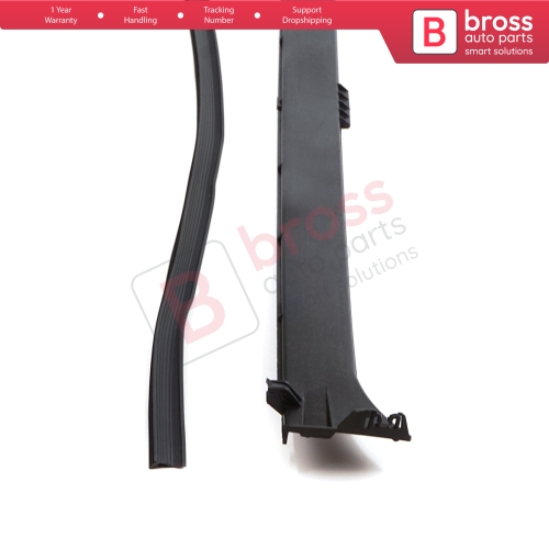 Sunroof Rain Gutter Drip Moulding for BMW 5 Series E39 1996-2003 X5 E53 2000-2006 54128203811