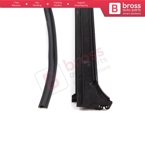 Sunroof Rain Gutter Drip Moulding for BMW 5 Series E39 1996-2003 X5 E53 2000-2006 54128203811