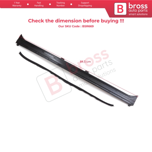 Sunroof Rain Gutter Drip Moulding for BMW 3 Series E36 1990-2000 54128119752