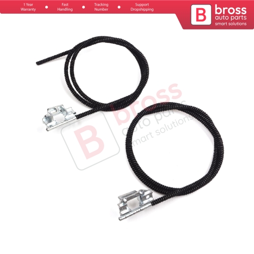 Sunroof Sliding Roof Glass Lifter Pull Cable Set Left Right for Peugeot 206 206+ 207 842461