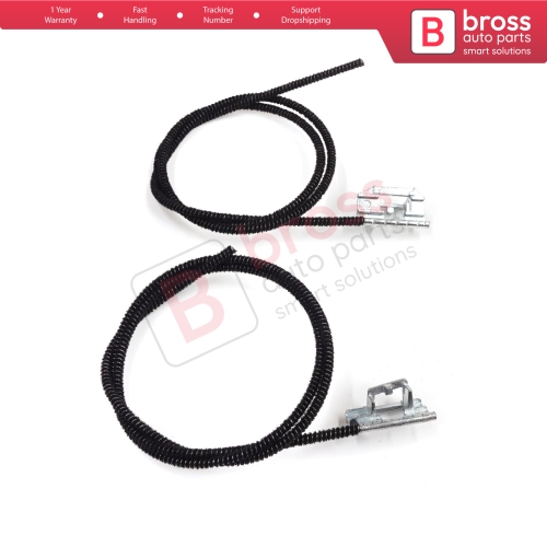 Sunroof Sliding Roof Glass Lifter Pull Cable Set Left Right for Peugeot 206 206+ 207 842461