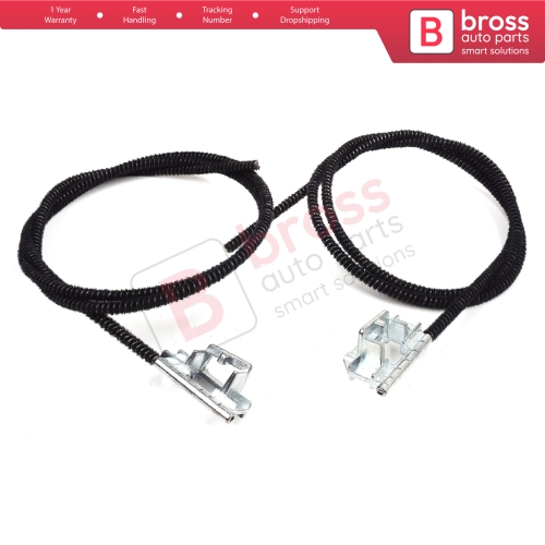 Sunroof Sliding Roof Glass Lifter Pull Cable Set Left Right for Peugeot 206 206+ 207 842461