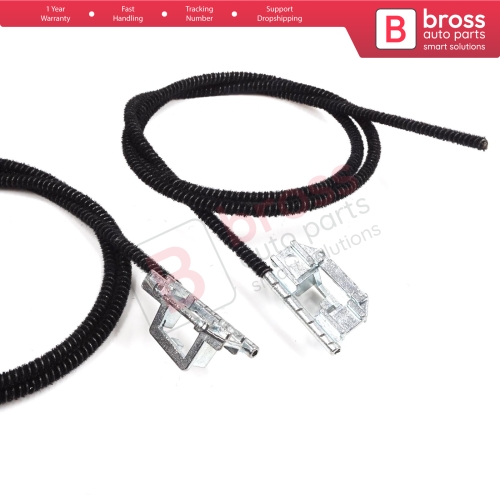 Sunroof Sliding Roof Glass Lifter Pull Cable Set Left Right for Peugeot 206 206+ 207 842461