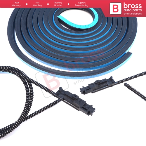 Sliding Sunroof Frame Rubber Seal 490 cm Wind Deflector Sliding Block Cable For Mercedes A B Class W169 W245 A1697800244