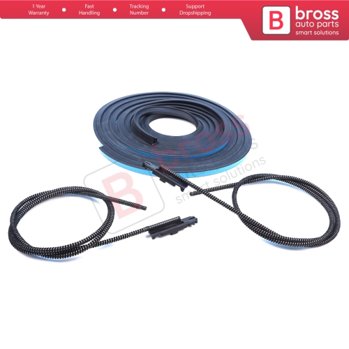 Sliding Sunroof Frame Rubber Seal 490 cm Wind Deflector Sliding Block Cable For Mercedes A B Class W169 W245 A1697800244