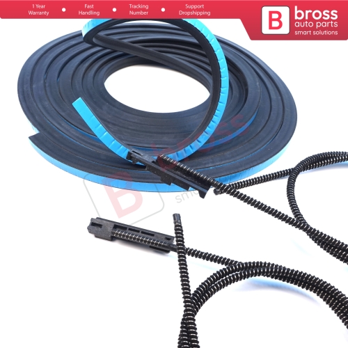 Sliding Sunroof Frame Rubber Seal 490 cm Wind Deflector Sliding Block Cable For Mercedes A B Class W169 W245 A1697800244
