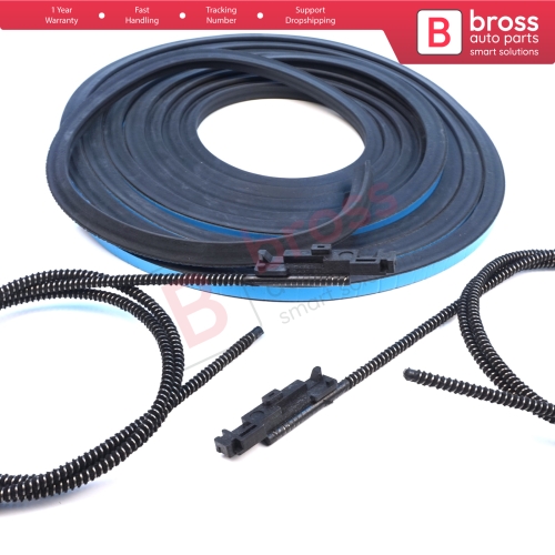 Sliding Sunroof Frame Rubber Seal 490 cm Wind Deflector Sliding Block Cable For Mercedes A B Class W169 W245 A1697800244
