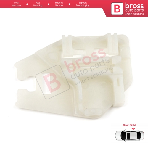 Window Regulator Repair Clips Rear Right Door for BMW 3 E46 1998-2005 X5 E53 2000-2006 51357125060 51358212100