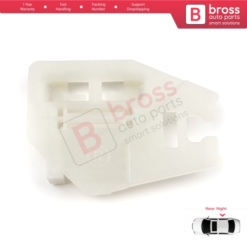 Window Regulator Repair Clips Rear Right Door for BMW 3 E46 1998-2005 X5 E53 2000-2006 51357125060 51358212100